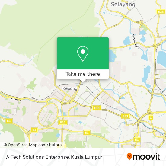 A Tech Solutions Enterprise map