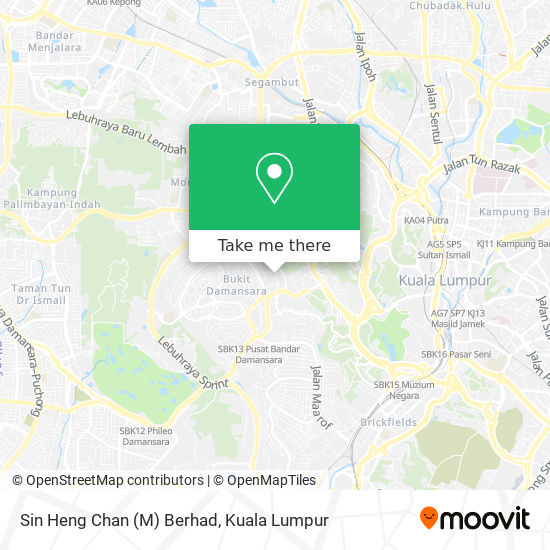 Sin Heng Chan (M) Berhad map