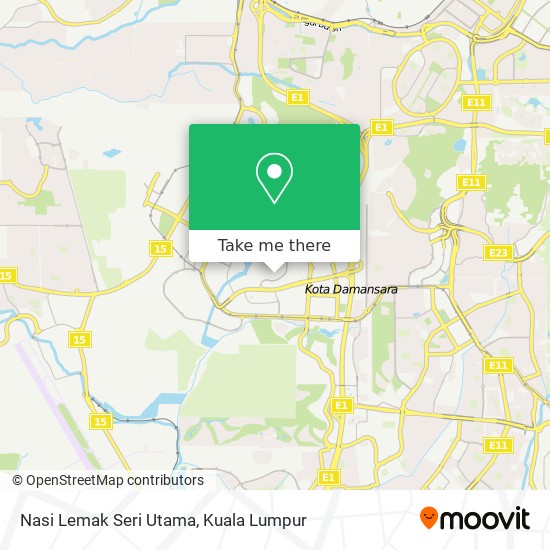 Nasi Lemak Seri Utama map