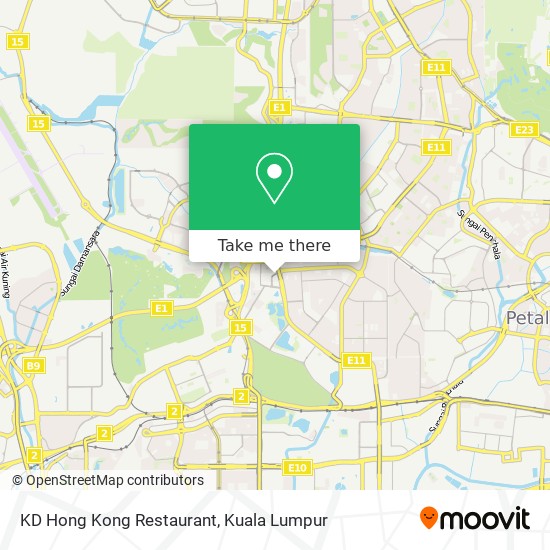 Peta KD Hong Kong Restaurant