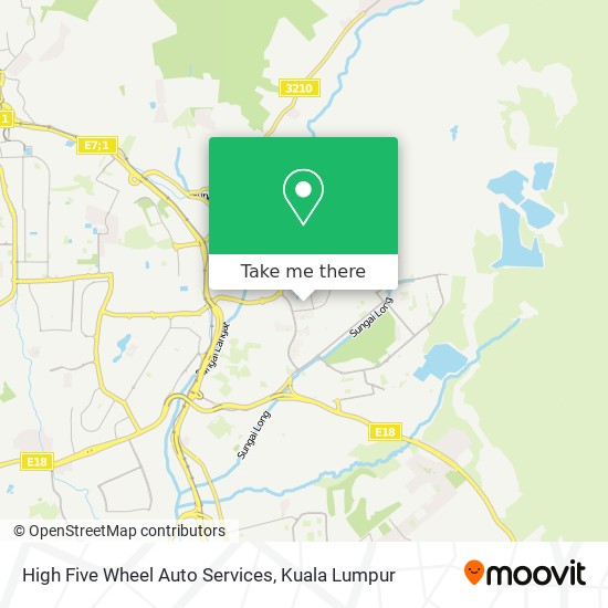 High Five Wheel Auto Services map