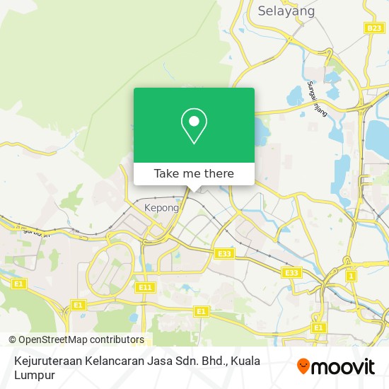 Kejuruteraan Kelancaran Jasa Sdn. Bhd. map