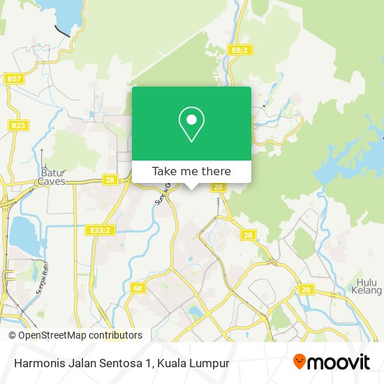 Harmonis Jalan Sentosa 1 map