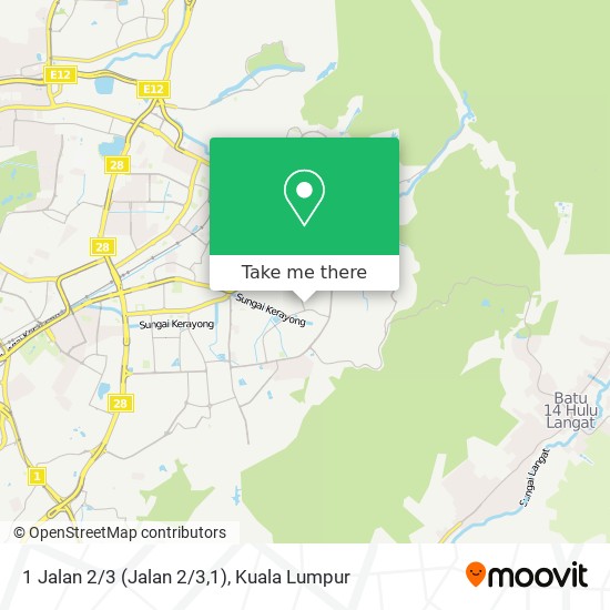 1 Jalan 2/3 (Jalan 2/3,1) map