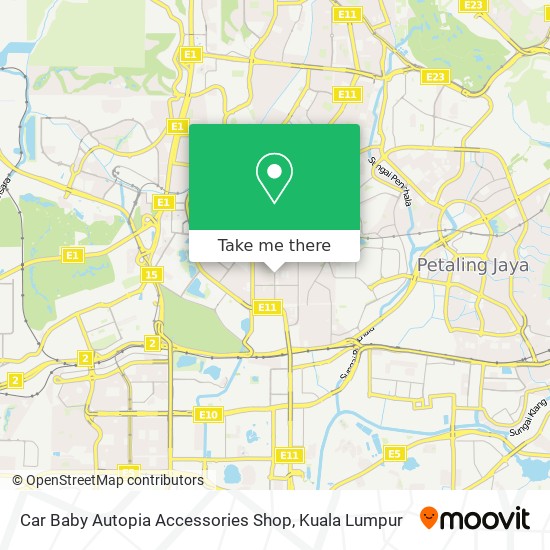 Car Baby Autopia Accessories Shop map