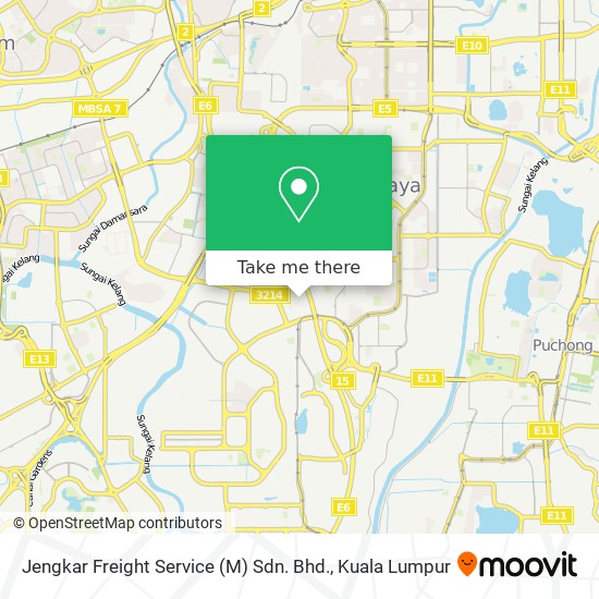 Peta Jengkar Freight Service (M) Sdn. Bhd.