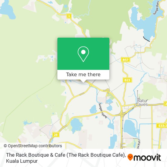 The Rack Boutique & Cafe map