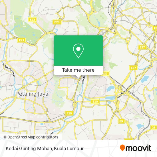 Kedai Gunting Mohan map