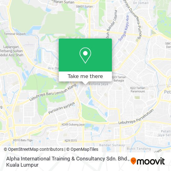 Alpha International Training & Consultancy Sdn. Bhd. map