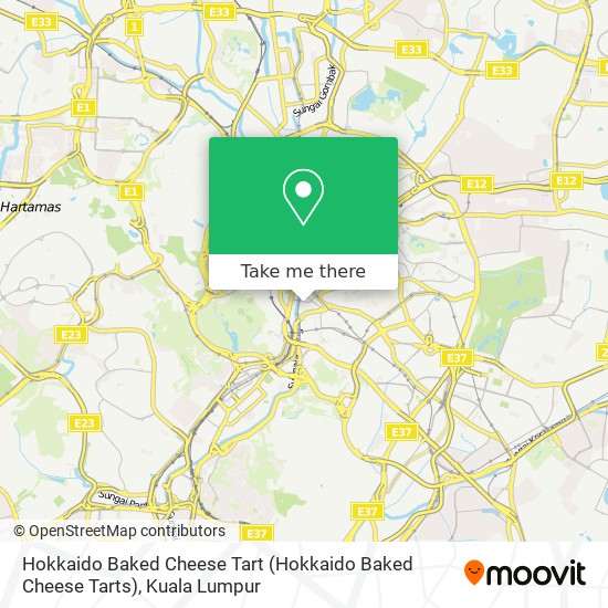 Hokkaido Baked Cheese Tart map