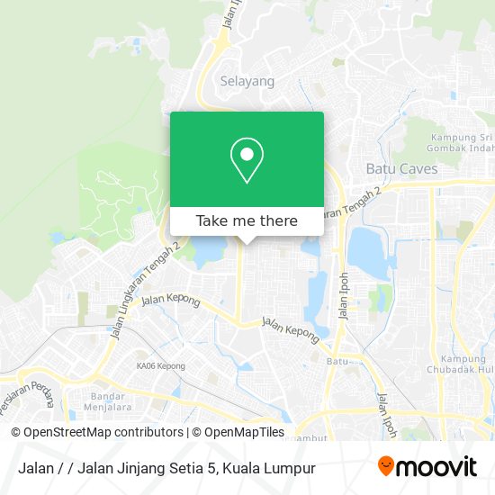 Peta Jalan / / Jalan Jinjang Setia 5