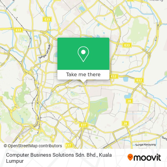 Computer Business Solutions Sdn. Bhd. map