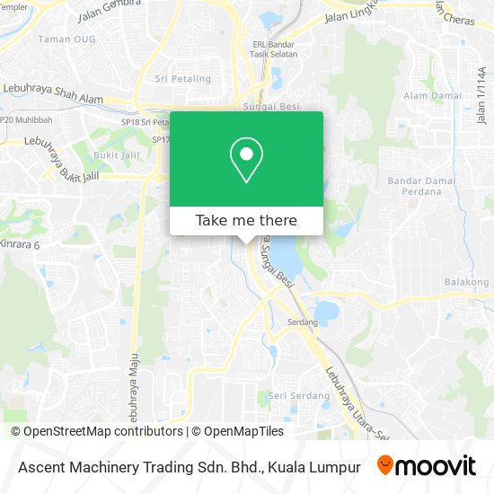 Ascent Machinery Trading Sdn. Bhd. map