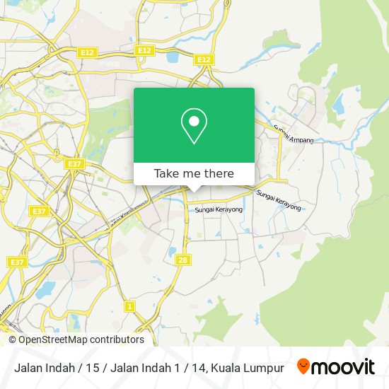 Jalan Indah / 15 / Jalan Indah 1 / 14 map