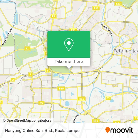 Nanyang Online Sdn. Bhd. map