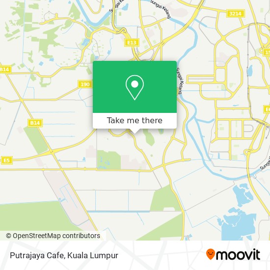 Putrajaya Cafe map