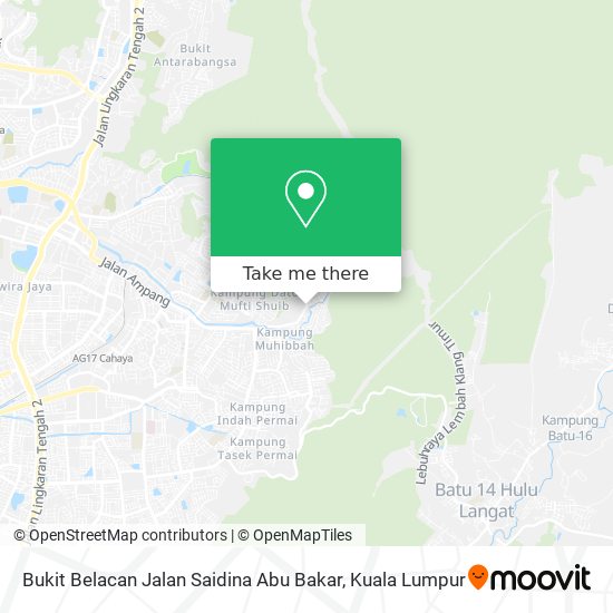 Bukit Belacan Jalan Saidina Abu Bakar map