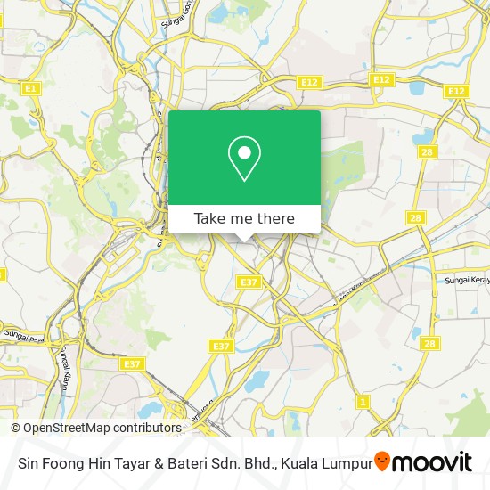 Sin Foong Hin Tayar & Bateri Sdn. Bhd. map