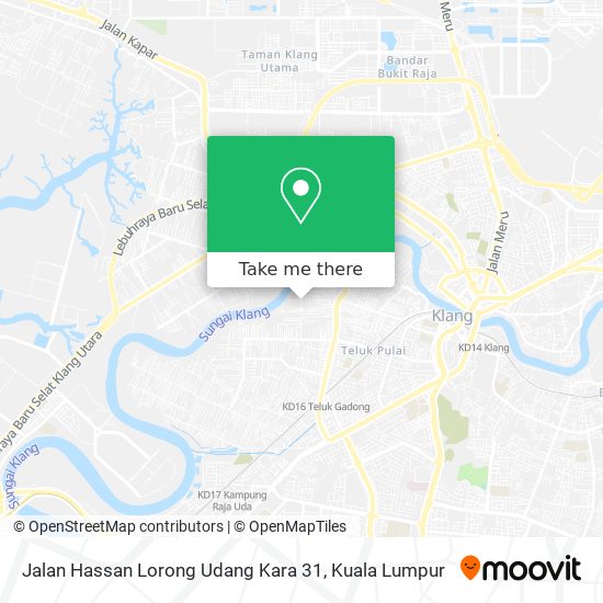 Peta Jalan Hassan Lorong Udang Kara 31