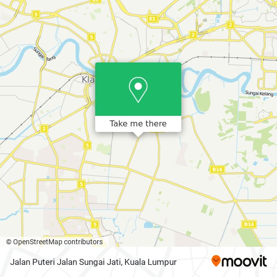 Jalan Puteri Jalan Sungai Jati map