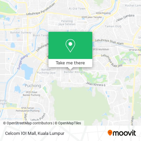 Celcom IOI Mall map