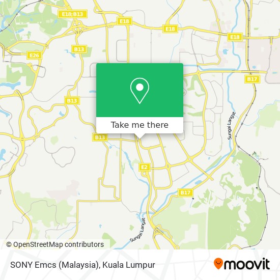 SONY Emcs (Malaysia) map