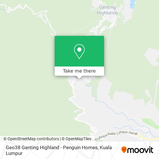 Peta Geo38 Genting Highland - Penguin Homes