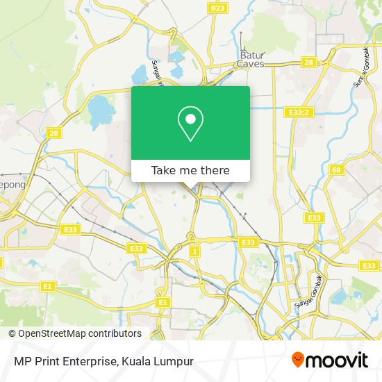 MP Print Enterprise map