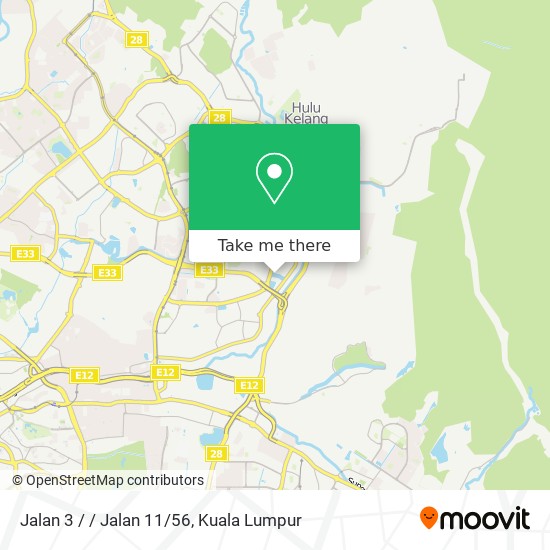 Jalan 3 / / Jalan 11/56 map