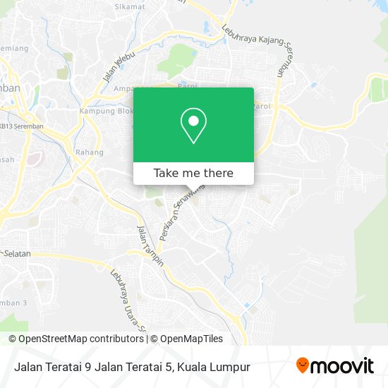 Jalan Teratai 9 Jalan Teratai 5 map