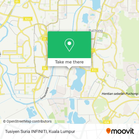 Tusiyen Suria INFINITI map