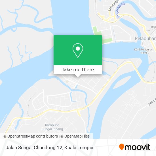 Jalan Sungai Chandong 12 map