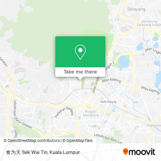 食为天 Sek Wai Tin map