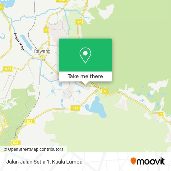 Jalan Jalan Setia 1 map