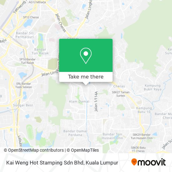 Peta Kai Weng Hot Stamping Sdn Bhd