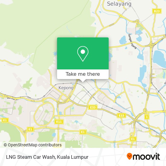 LNG Steam Car Wash map