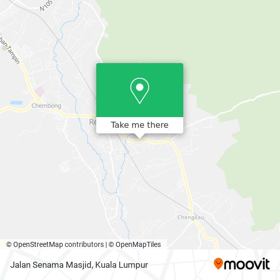 Peta Jalan Senama Masjid
