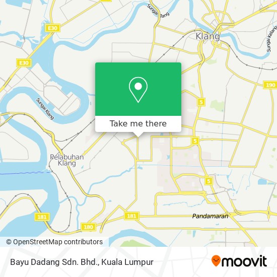 Bayu Dadang Sdn. Bhd. map
