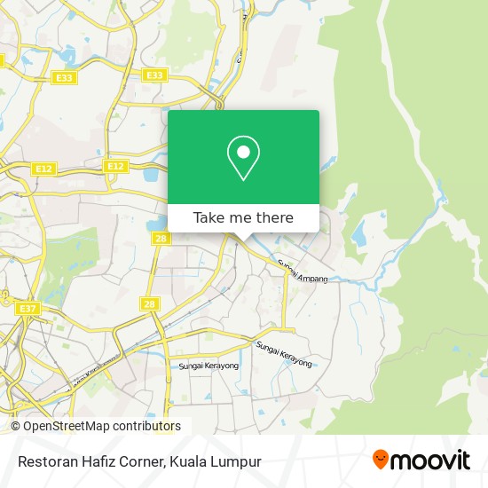 Restoran Hafiz Corner map