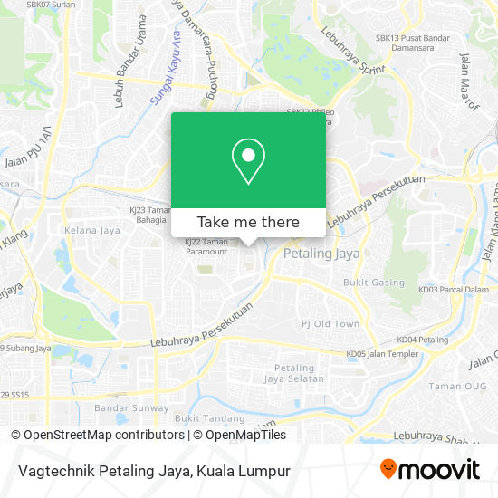 Peta Vagtechnik Petaling Jaya