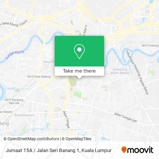 Peta Jumaat 15A / Jalan Seri Banang 1