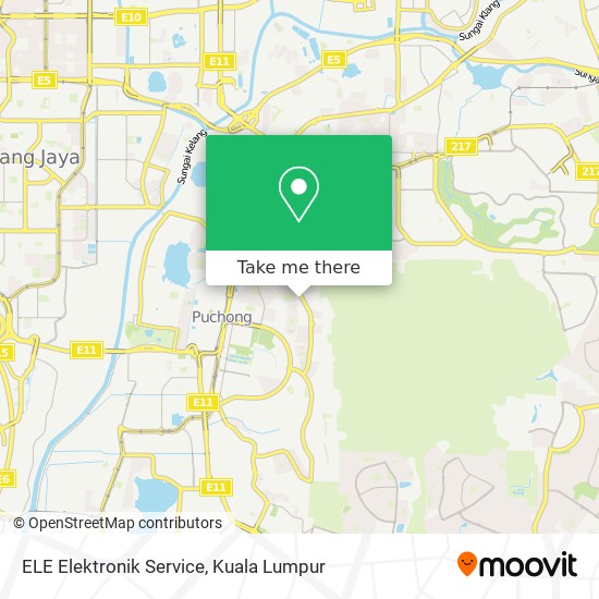 ELE Elektronik Service map