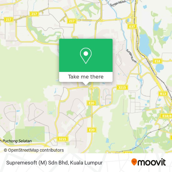 Supremesoft (M) Sdn Bhd map