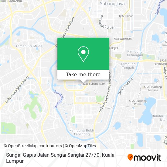 Sungai Gapis Jalan Sungai Sanglai 27 / 70 map