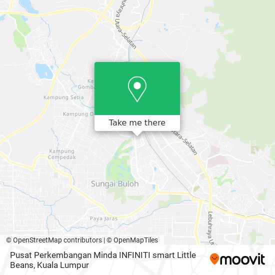 Peta Pusat Perkembangan Minda INFINITI smart Little Beans