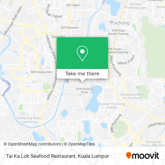 Tai Ka Lok Seafood Restaurant map