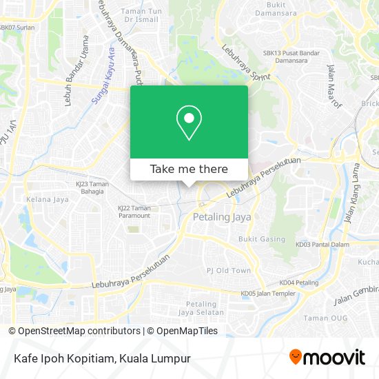 Kafe Ipoh Kopitiam map