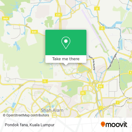 Pondok fana map