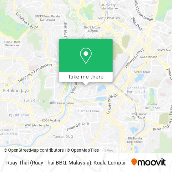 Ruay Thai (Ruay Thai BBQ, Malaysia) map
