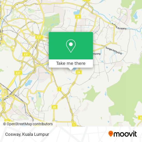 Cosway map